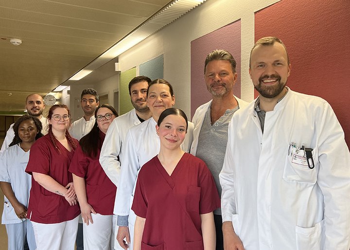 Das Team der Orthopädie freut sich über die Re-Zertifizierung