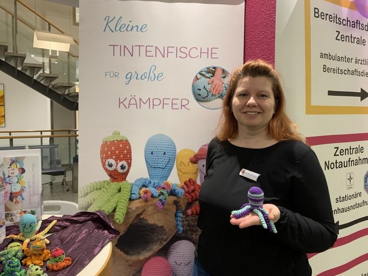 Frau auf Bild 