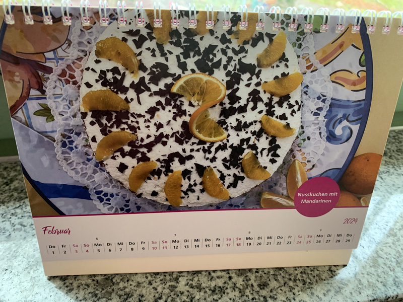 Genuss-Kalender 2024 Eugenie Michels Hospiz