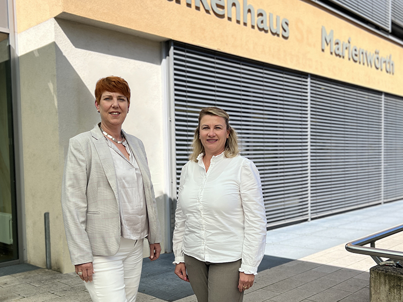 Jutta Magmer-Melaas und Olga Keilmann sind Pflegedirektorinnen der Diakonie Kliniken Bad Kreuznach